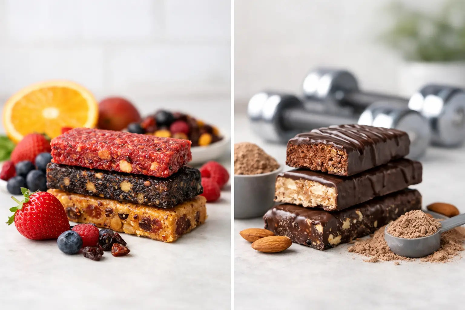 Fruit Bars Versus Protein Bars