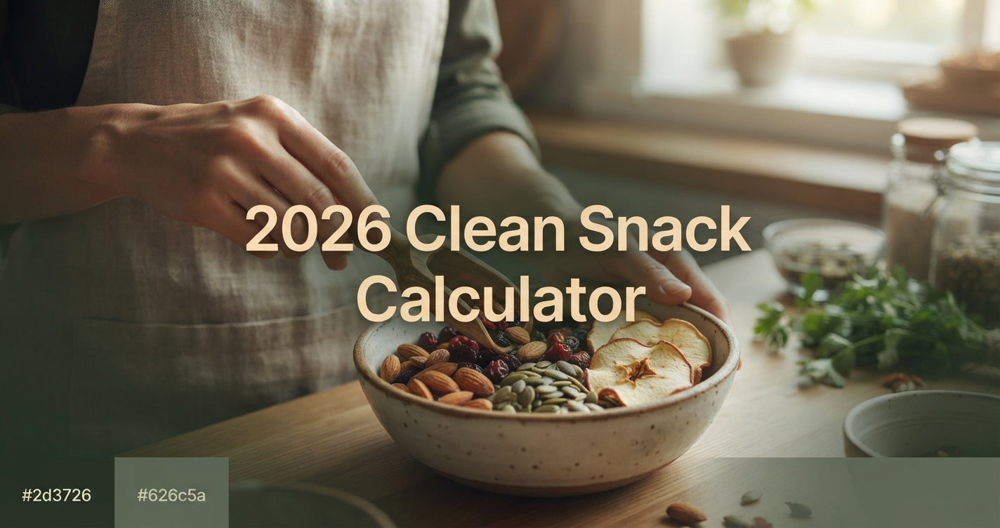 2026 Clean Snack Nutrient Density Calculator: Best Smart Way to Choose a Healthy Snack