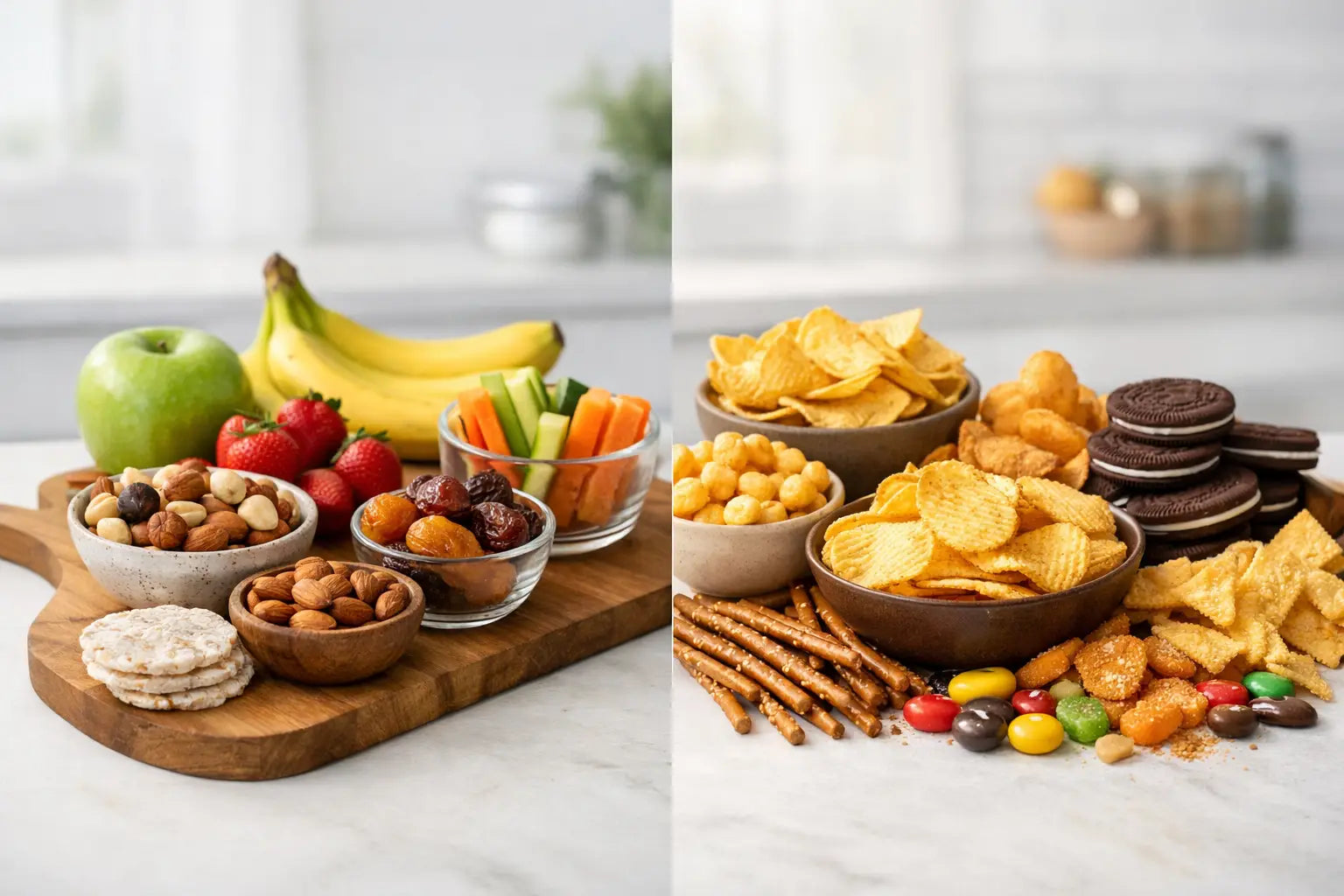 Natural Snacks vs Processed Snacks