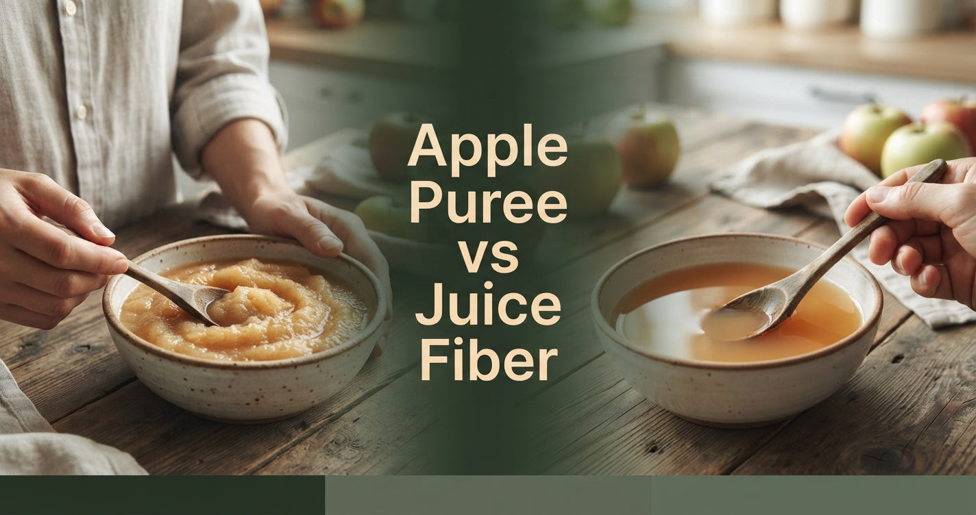 Apple Puree vs Juice Concentrate: The Real Fiber Difference