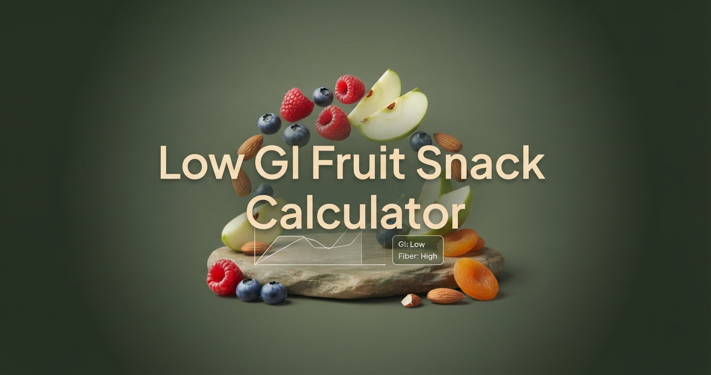 Fruit Snack Fiber-to-Sugar Ratio &amp; Glycemic Impact Calculator: Find the Best Low-GI Snacks in 2026