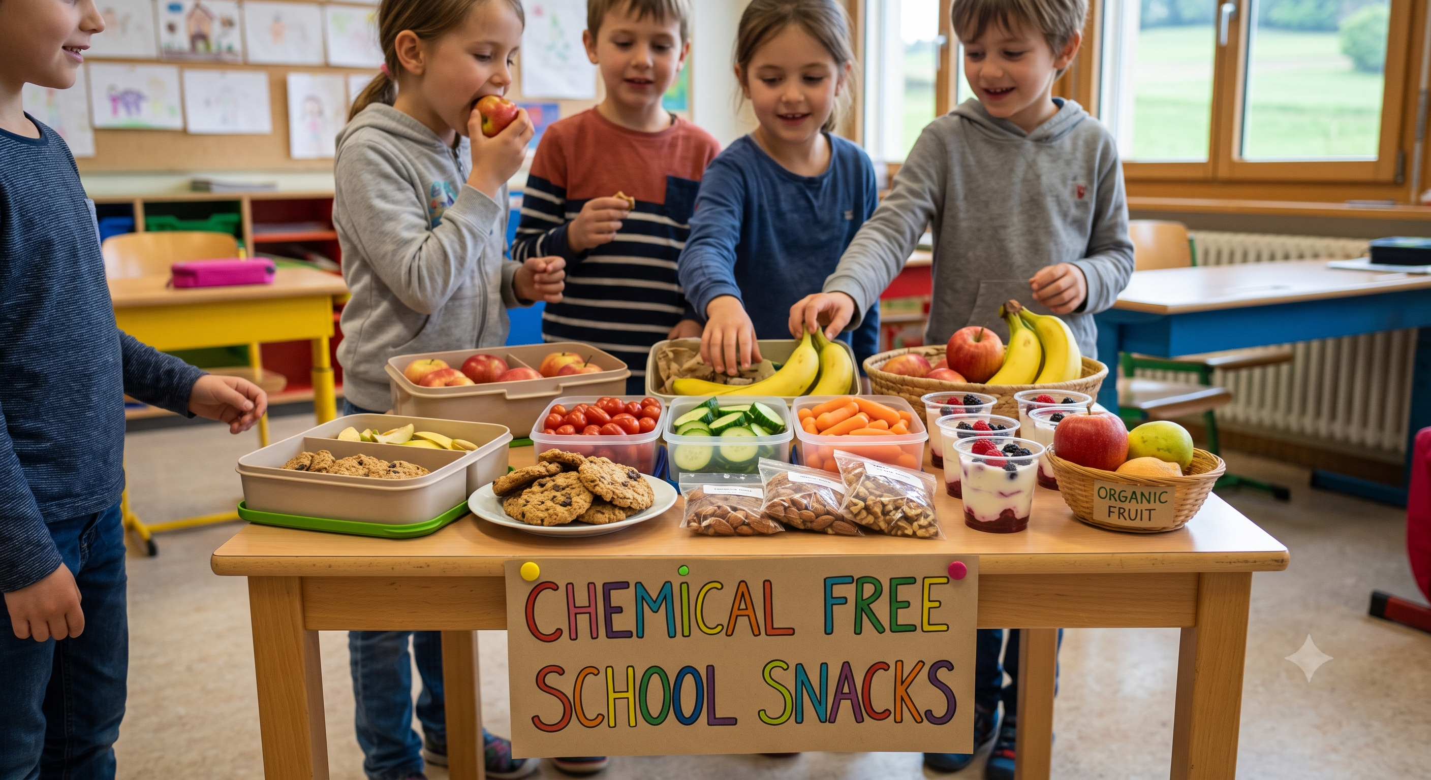 Chemical Free School Snacks: The Complete 2026 Guide to Clean-Label Znüni