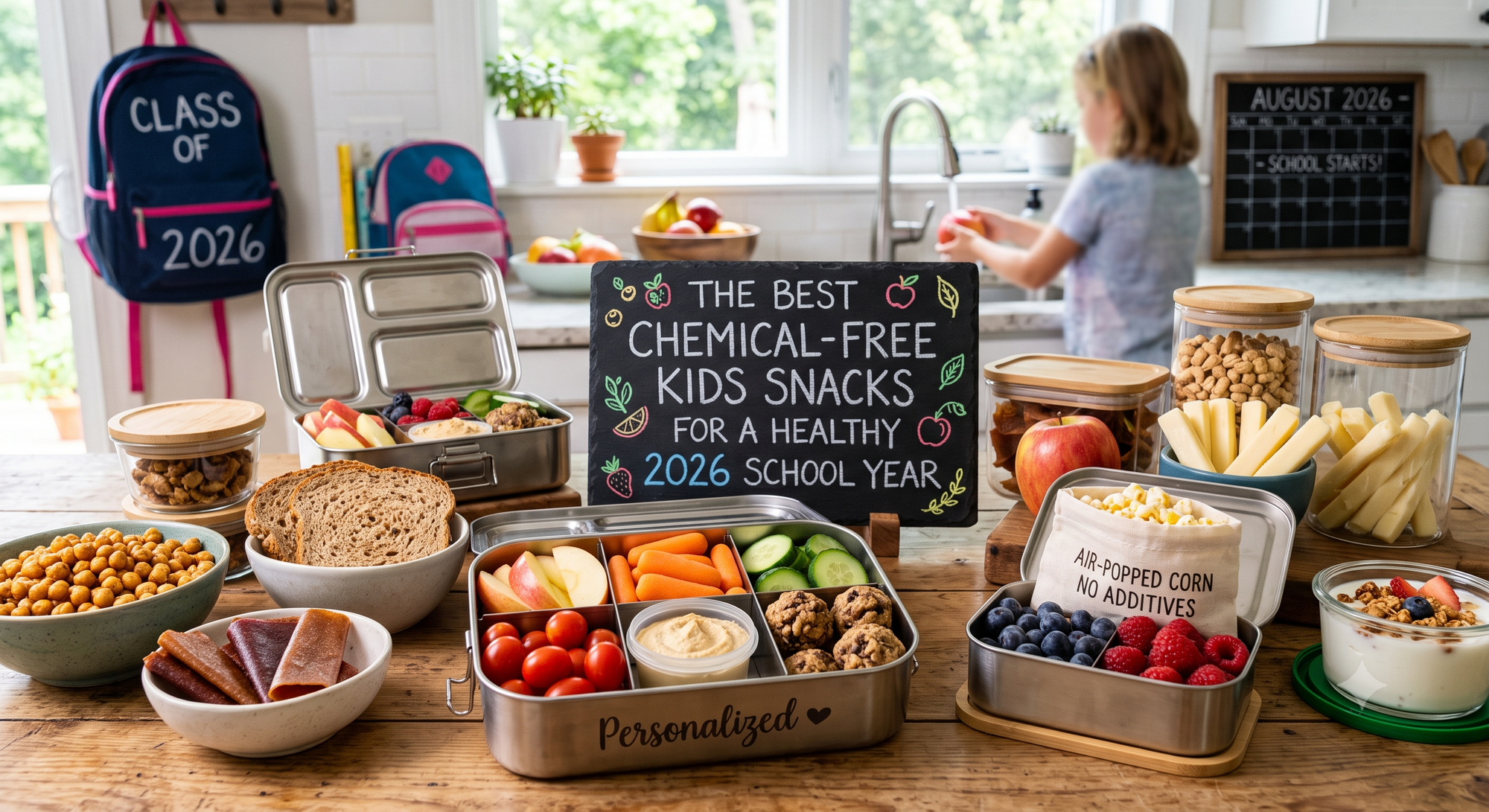 The Best Chemical Free Kids Snacks for a Healthy 2026 School Year