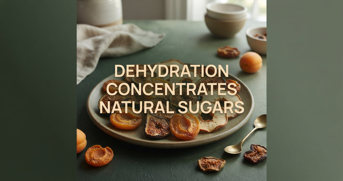 How Dehydration Concentrates Natural Sugars Without Adding Calories
