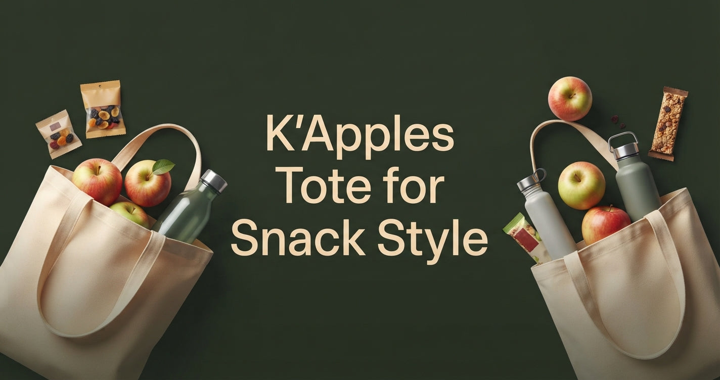 Shop the K'Apples Tote Bag for Stylish Snack Portability in 2026