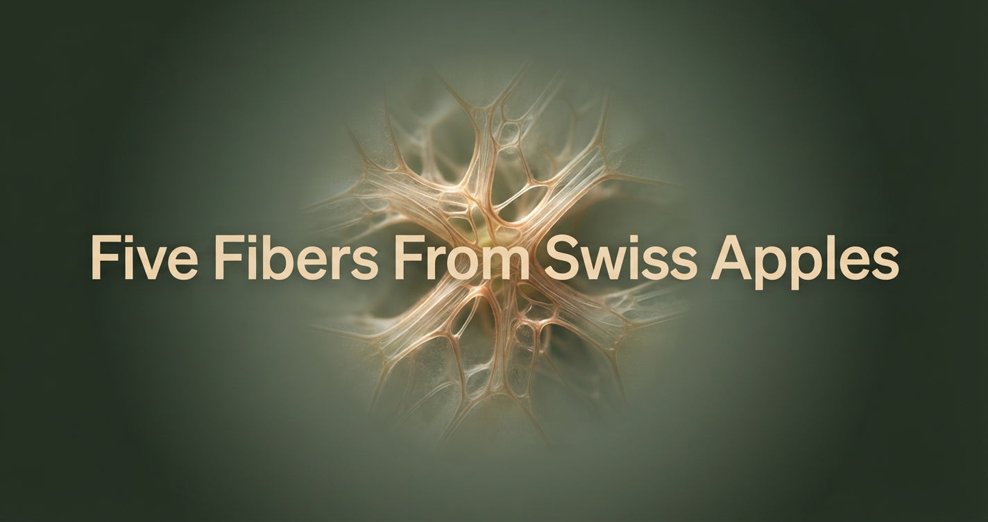 The 5 fibers in Swiss apples that matter most for your daily health