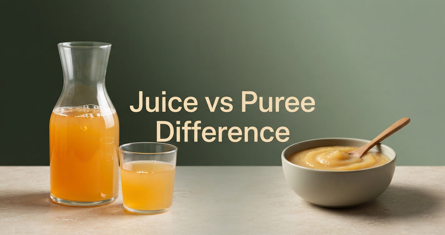 The Real Difference Between Fruit Juice and Fruit Puree (And Why It Matters for Your Snack Choices)
