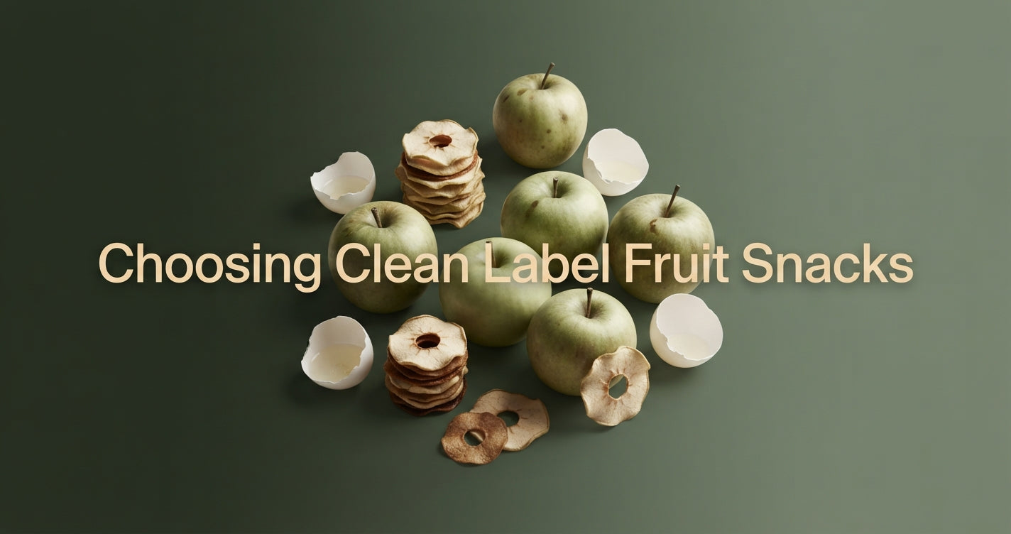 What should I look for when buying a clean-label fruit snack?