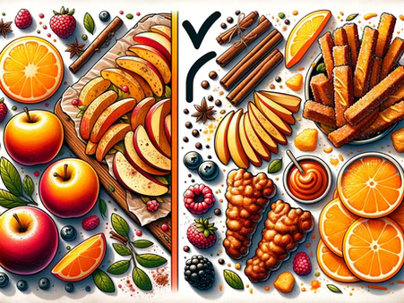 Baked vs. Baked Fried Snacks: Examining the Health Differences Between Cooked Snacks Like K'Apples and Traditional Fried Snacks