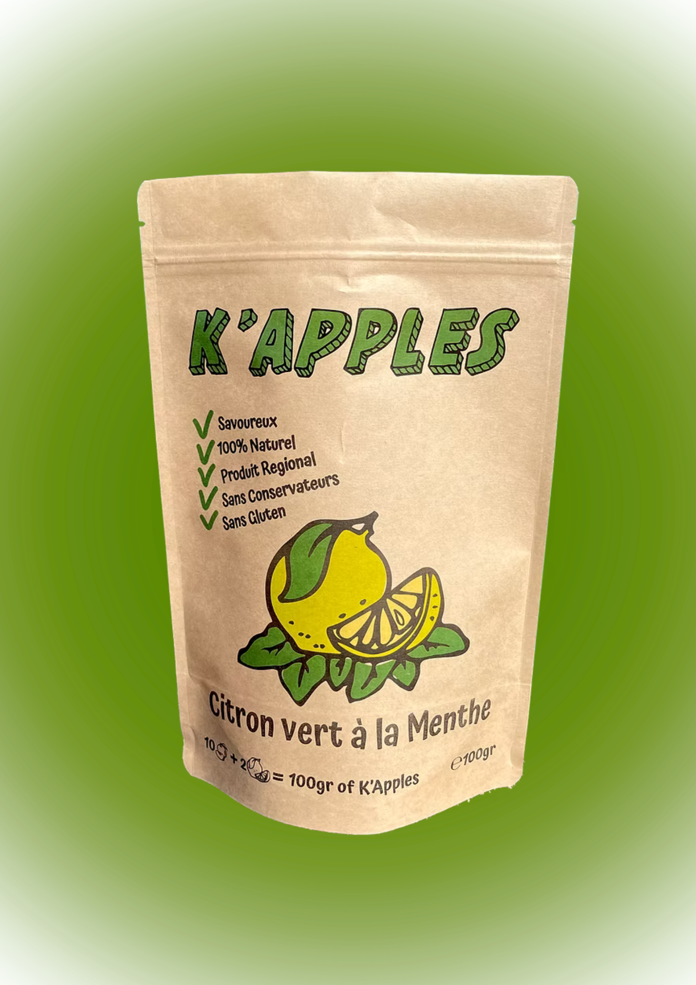 K'Apples. Lime and mint