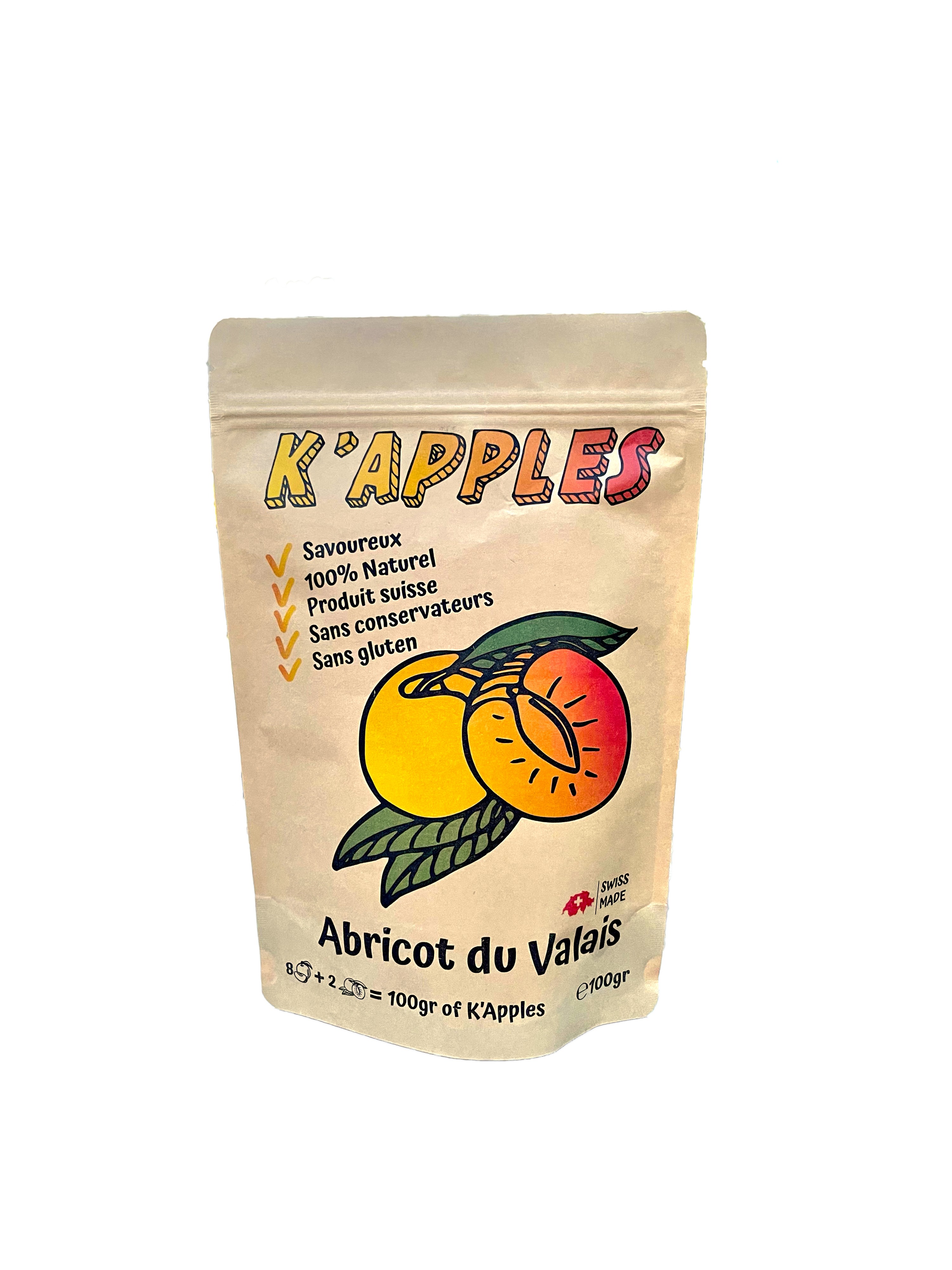 K'Apples. Abricots du Valais. Édition limitée